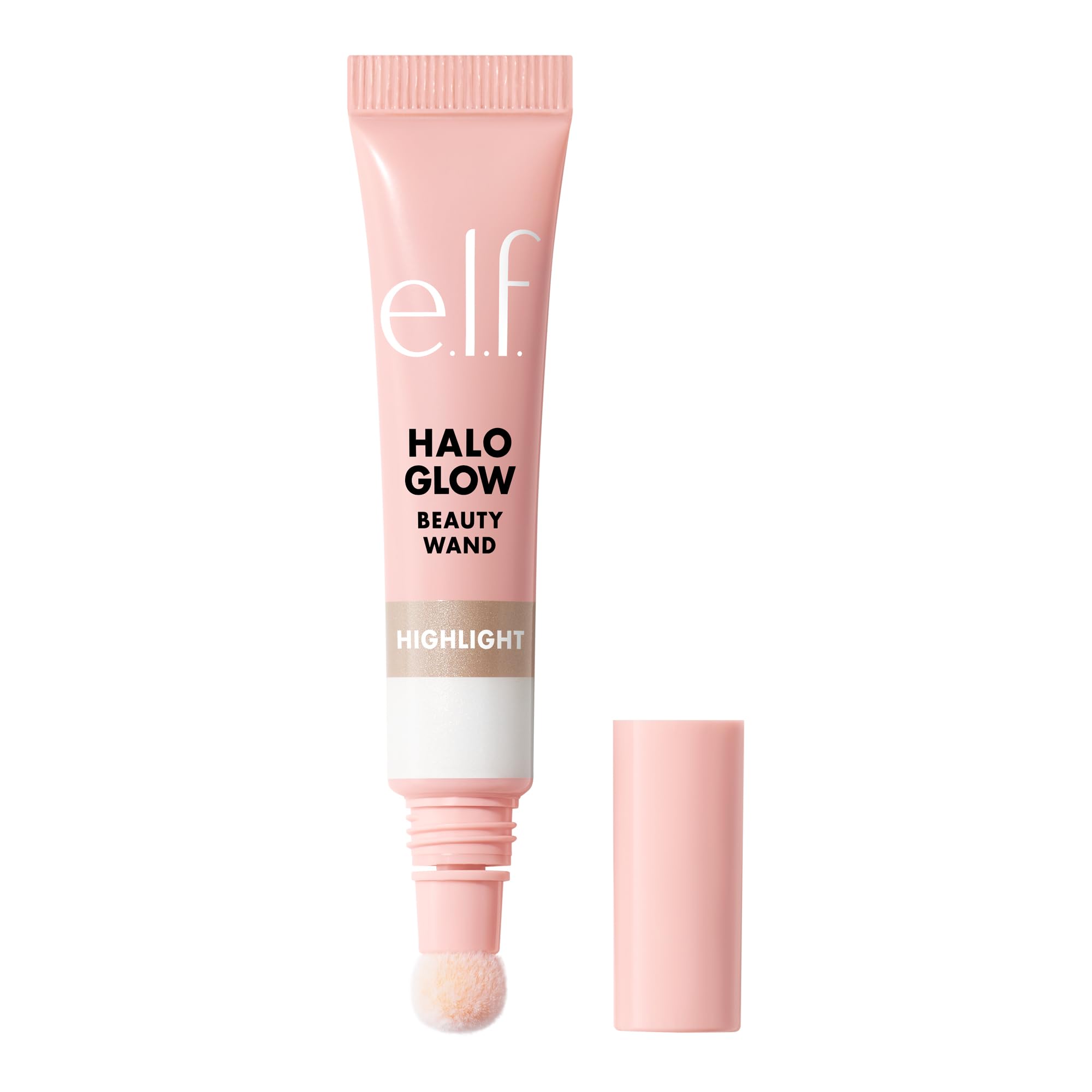 e.l.f. Halo Glow Highlight Beauty Wand Liquid Highlighter with Squalane for Radiant Skin