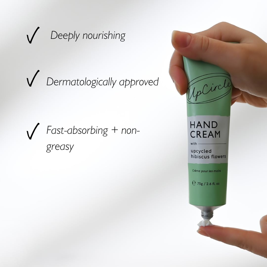 UpCircle Highly Nourishing Hand Cream with Hibiscus Flowers & Shea Butter 5