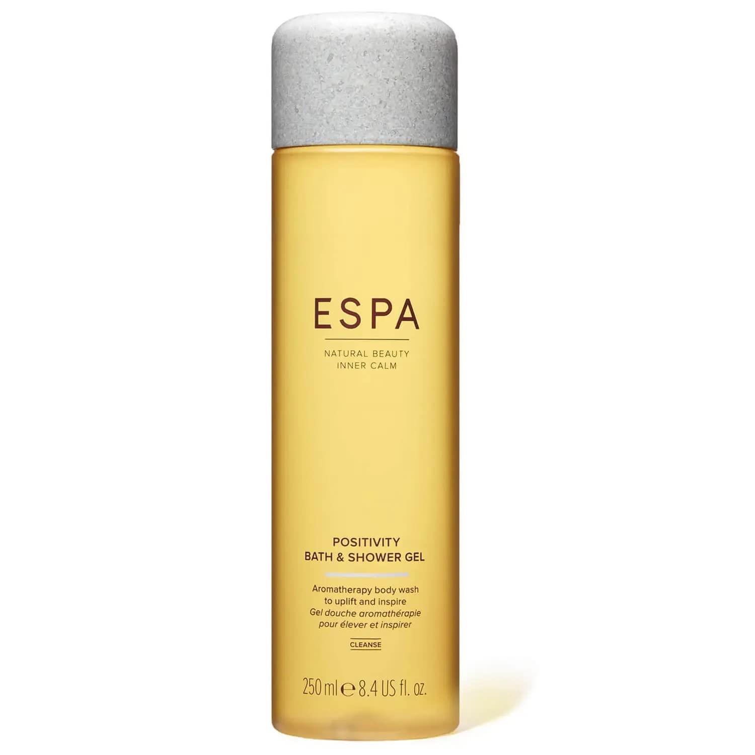 ESPA | Positivity Bade- und Duschgel | 250 ml | Jasmin, Gardenie &amp; Süßorange | Erfrischendes, aromatisches Duschgel | Vegan-zertifiziert | Für die Wechseljahre geeignet