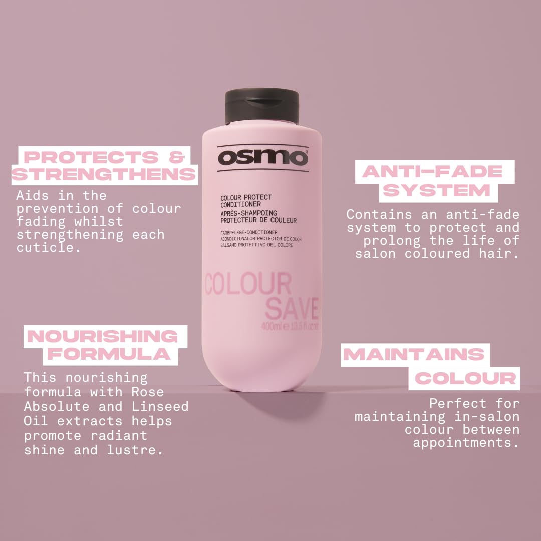 OSMO Colour Save Conditioner with Vitamin E & UV Filters for Anti-Fade Protection