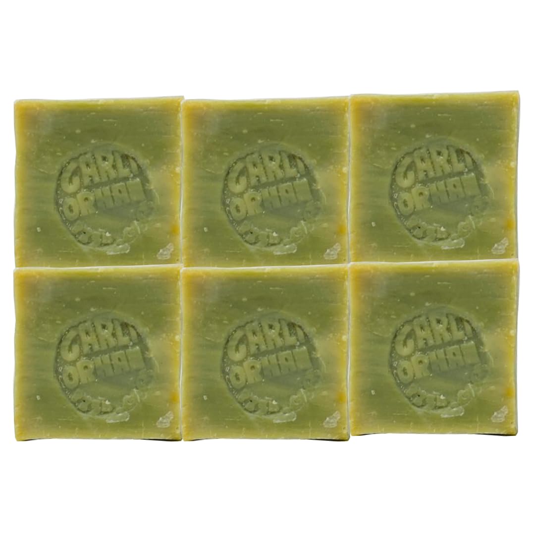 6 Stück reine Olivenölseife, 100 % natürlich, türkische Seife, handgefertigt, tierversuchsfrei 3