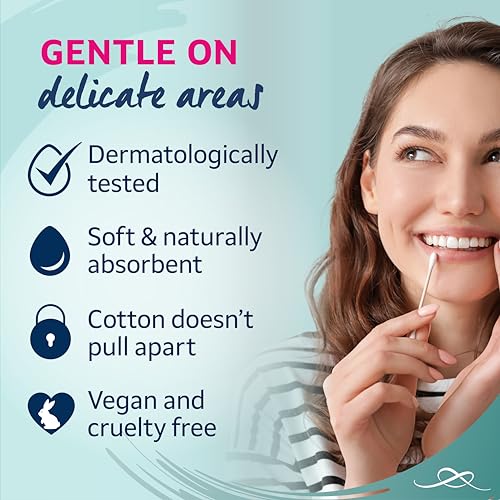 Lil-Lets Cotton Wool Buds with Certified Organic 100% Pure Cotton Tips, Plastic Free 3