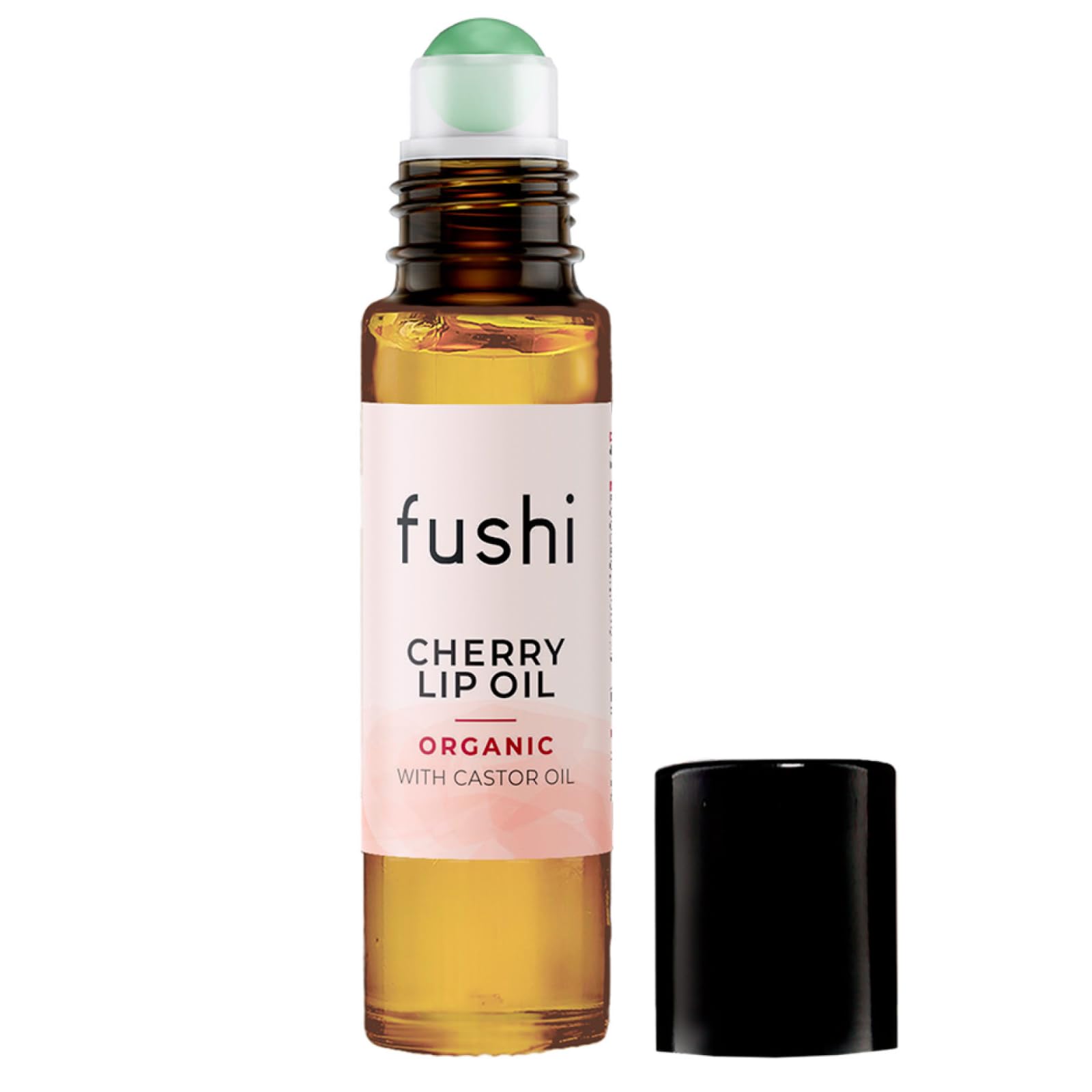 Fushi Bio-Kirsch-Lippenöl – 100 % natürliches, feuchtigkeitsspendendes Lippenöl mit Rizinusöl