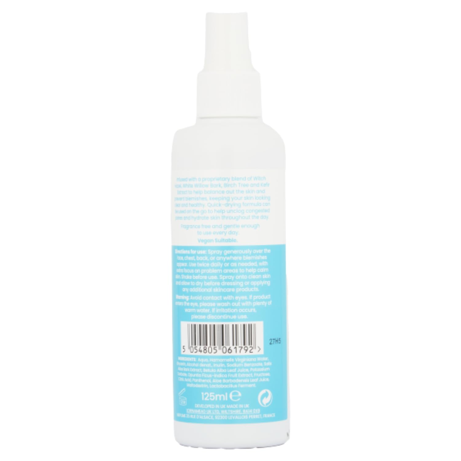 Witch Skin Rescue Spray for Stressed, Blemish-Prone Skin with Witch Hazel & BHA