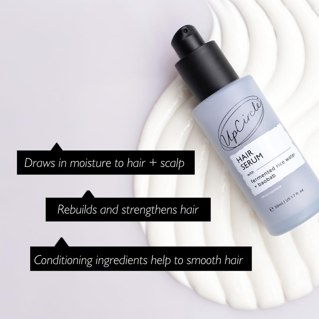 UpCircle Hair Serum 50ml with Fermented Rice Water & Baobab Extract 3