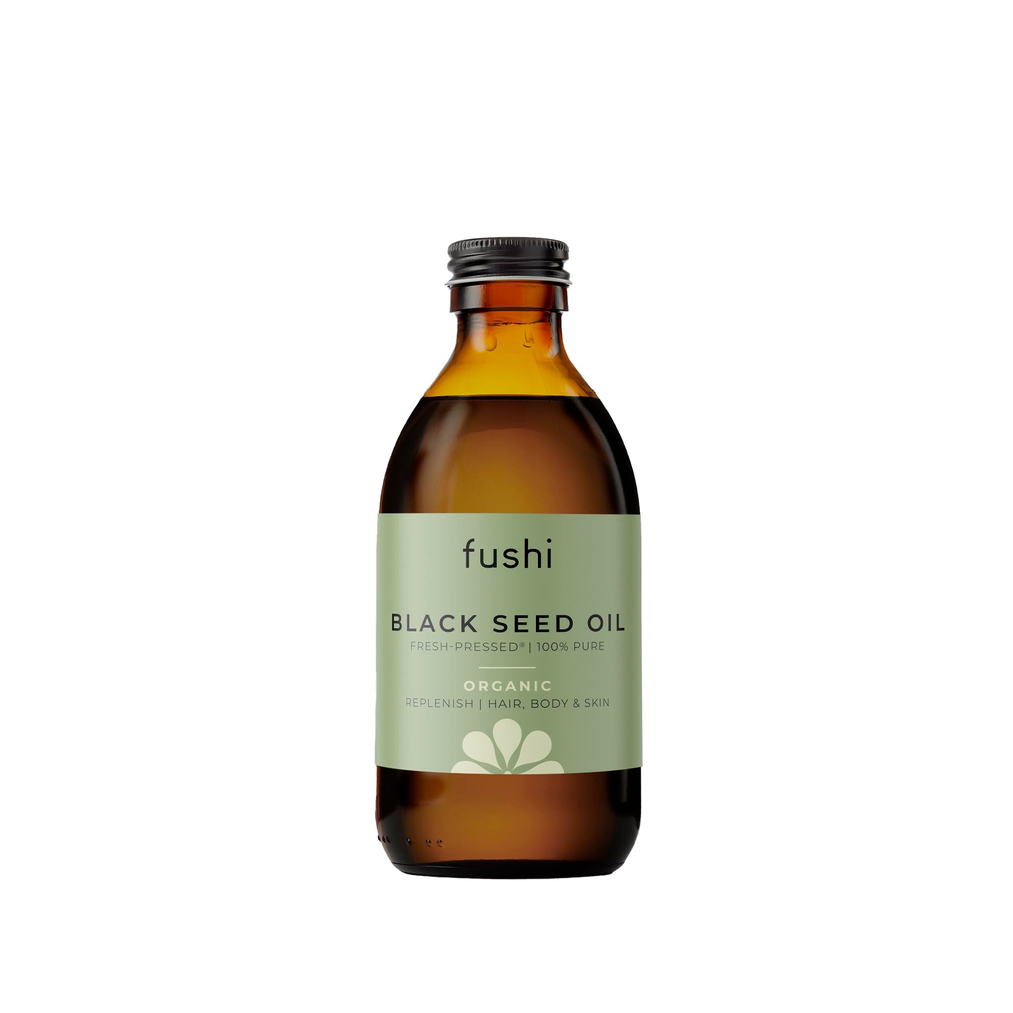 Fushi Organic Black Seed Oil 250ml | 100% Pure Cold & Fresh-Pressed High Thyoquinone