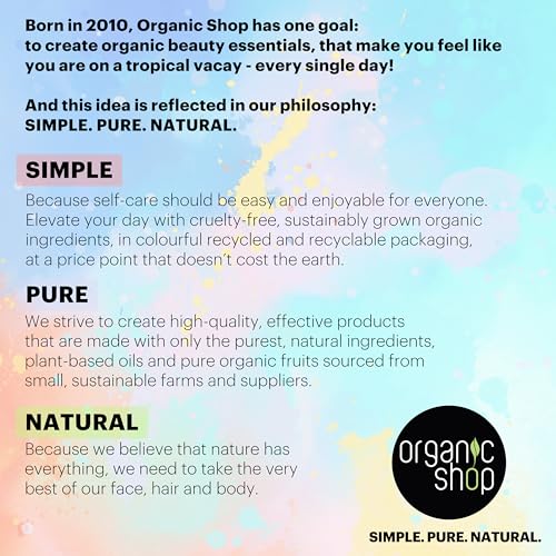 Organic Shop Hydrating Body Scrub with Watermelon & Peach Extracts 250ml 12