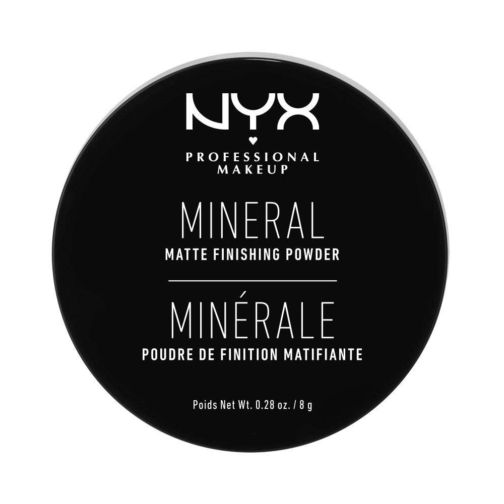 NYX Professional Makeup Mineral Finishing Powder, Loose, Matte Finish, Light/Medium (8g)