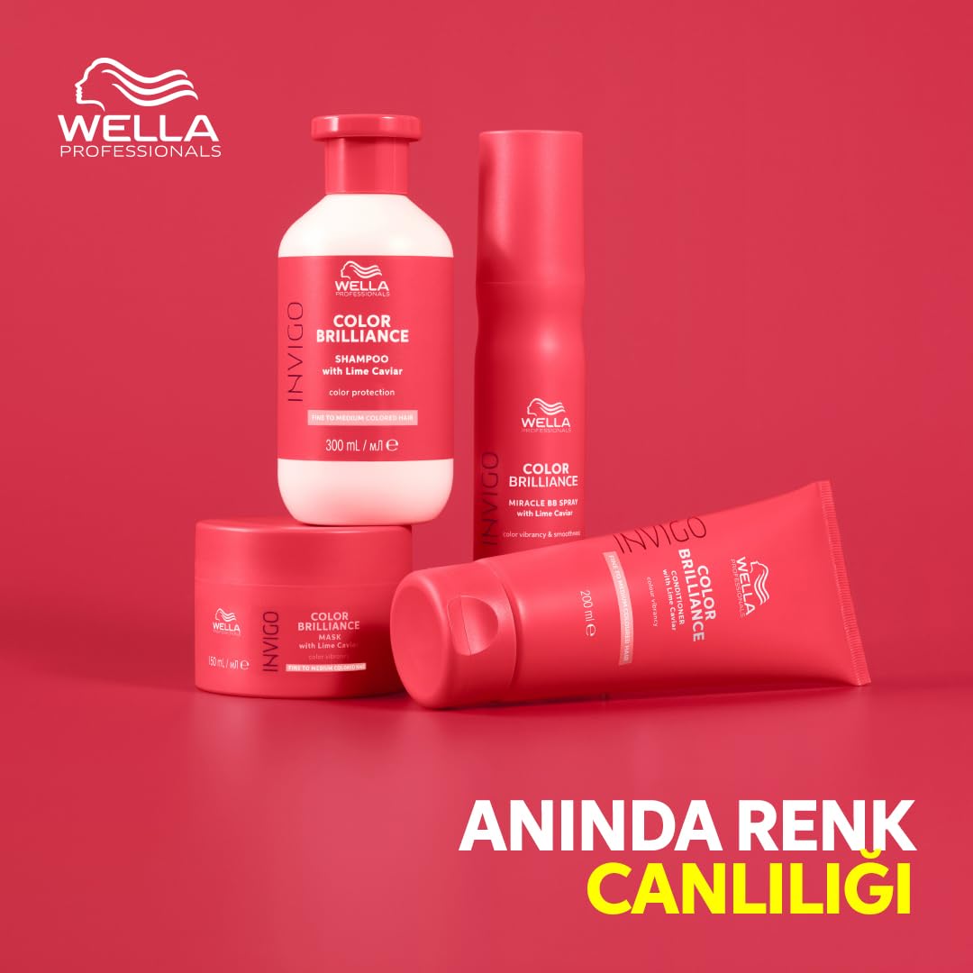 Wella Professionals Invigo Color Brilliance Conditioner 200ml - Boost Shine & Vibrancy 3