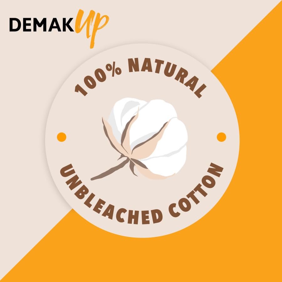 Demak'Up Sensitive Round Cotton Pads for Make-up Remover - Face and Eyes - 320 Count 4