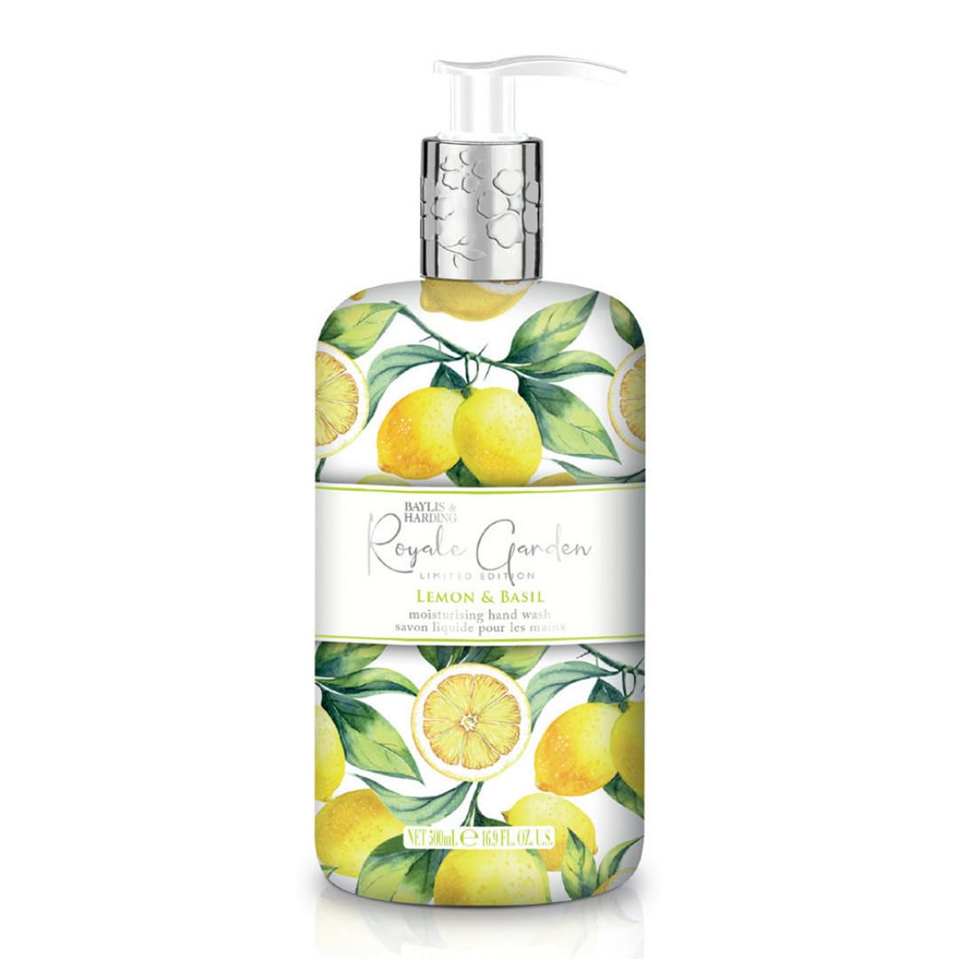 Baylis & Harding Royale Garden Limited Edition Lemon & Basil Hand Wash - Pack of 6 3