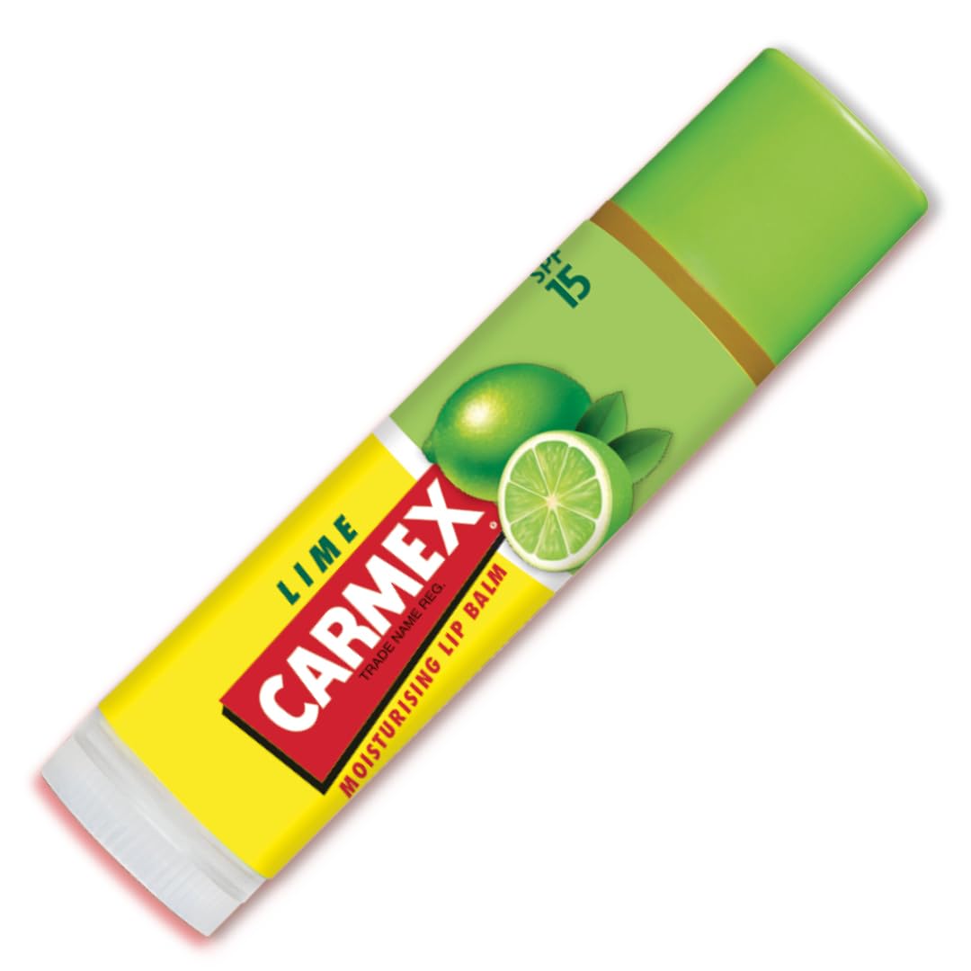 Carmex Lime Click Stick Lip Balm SPF 15 for Dry Lips 4.25 g