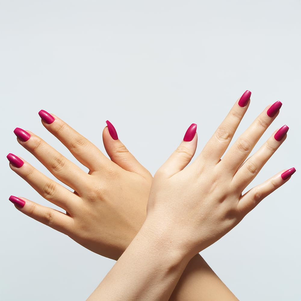 Elegant Touch Colour Acrylics Manicure Kit - Berry Lemonade Finish 4