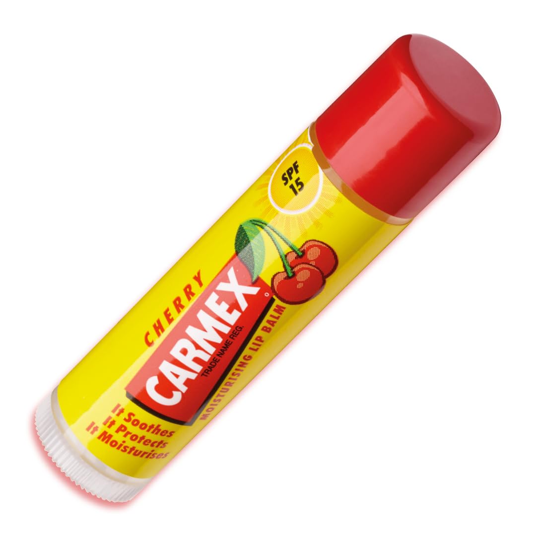 CARMEX Cherry Moisturising Lip Balm Click Stick with SPF 15
