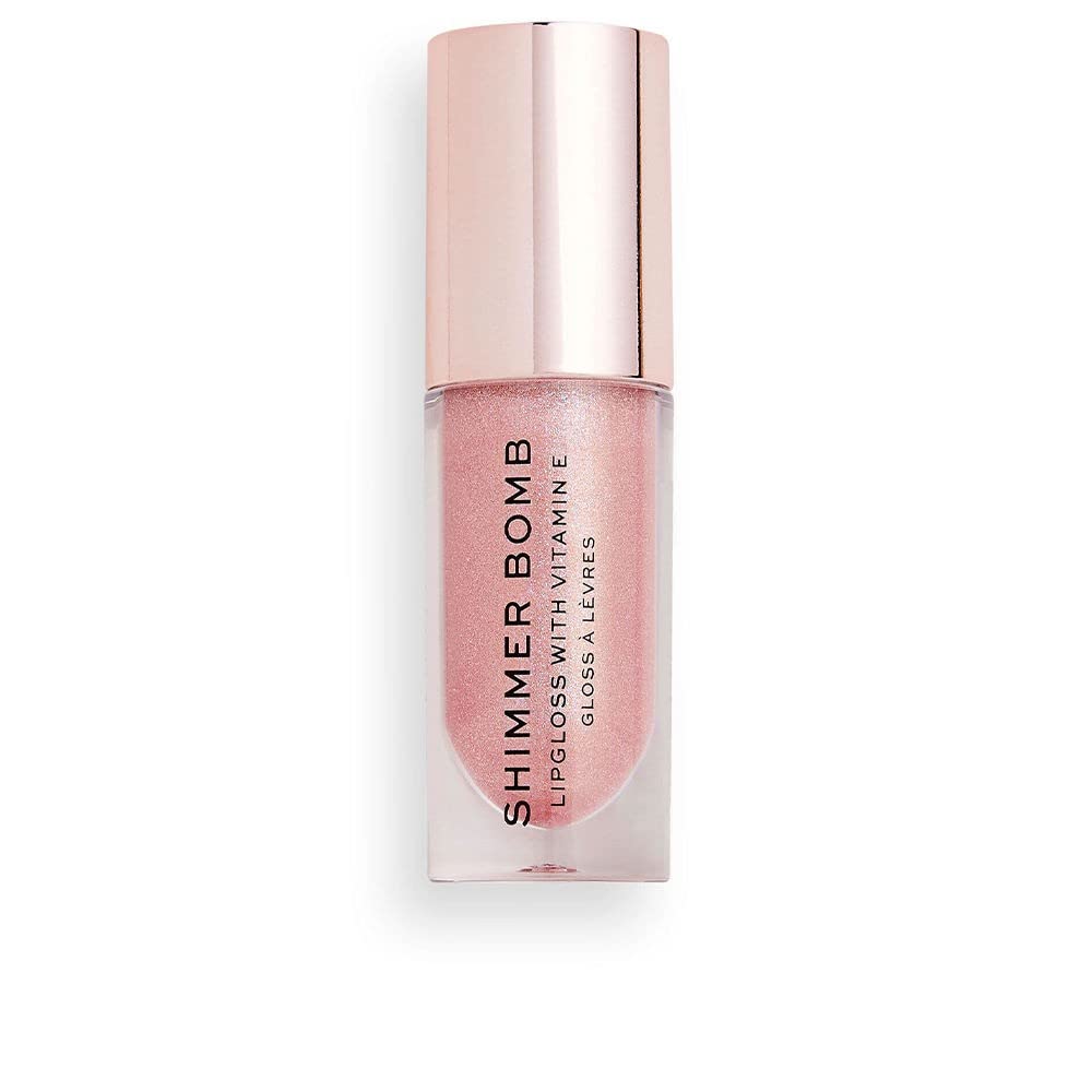 Revolution Shimmer Bomb Lip Gloss in Glimmer Nude with Vitamin E