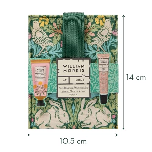 WILLIAM MORRIS AT HOME Hand Cream & Lip Balm Set with Brother Rabbit Pouch
