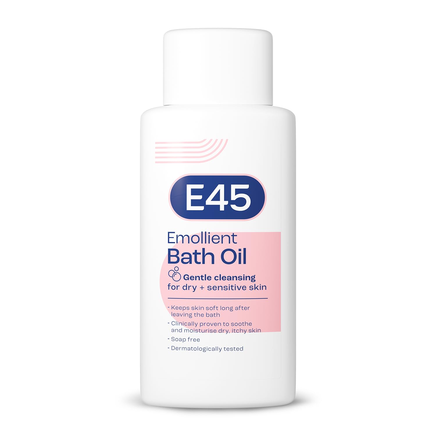 E45 Dermatological Emollient Bath Oil for Dry Skin Conditions (500 ml)