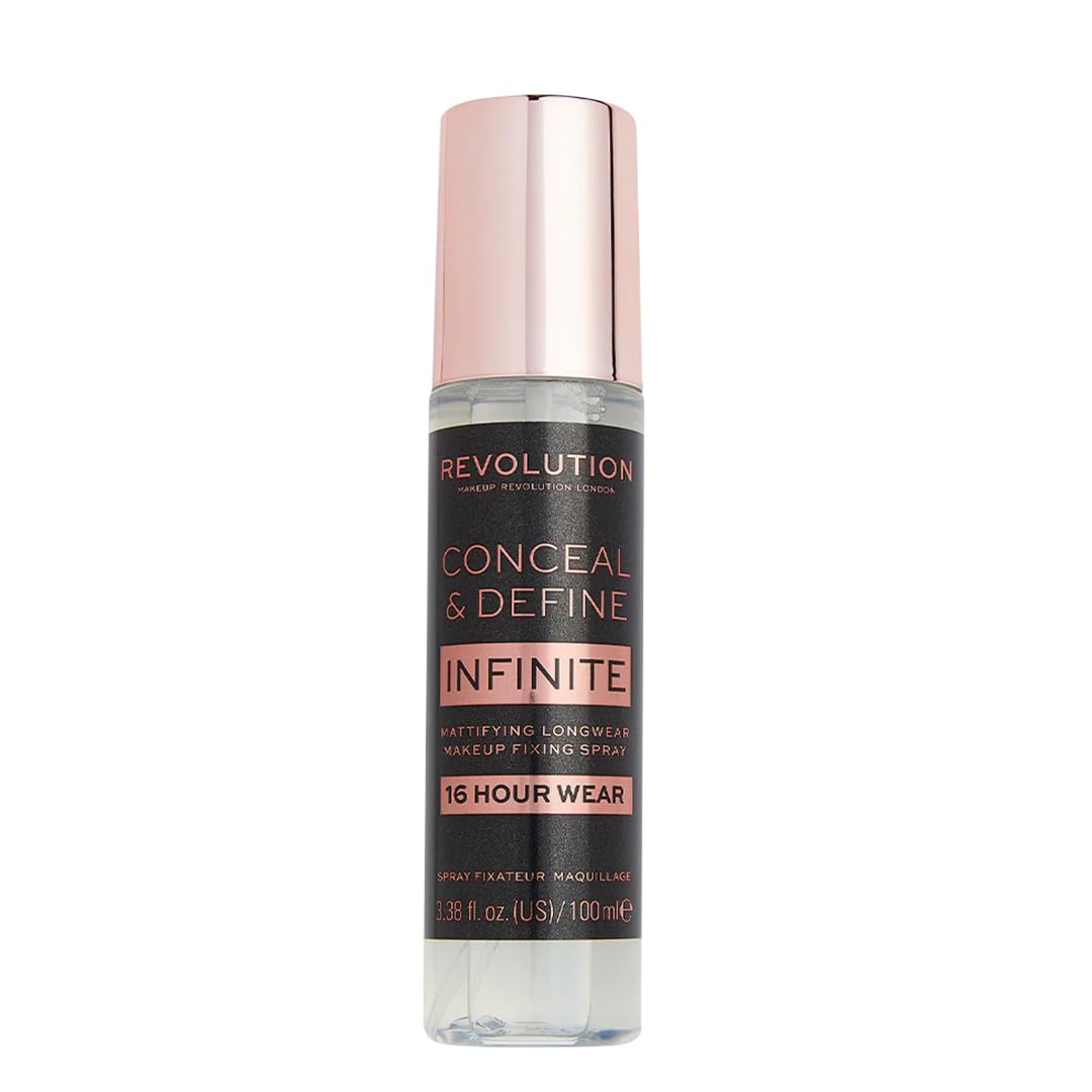 Revolution Beauty London Conceal & Define Infinite Mattifying Longwear Fixing Spray 6
