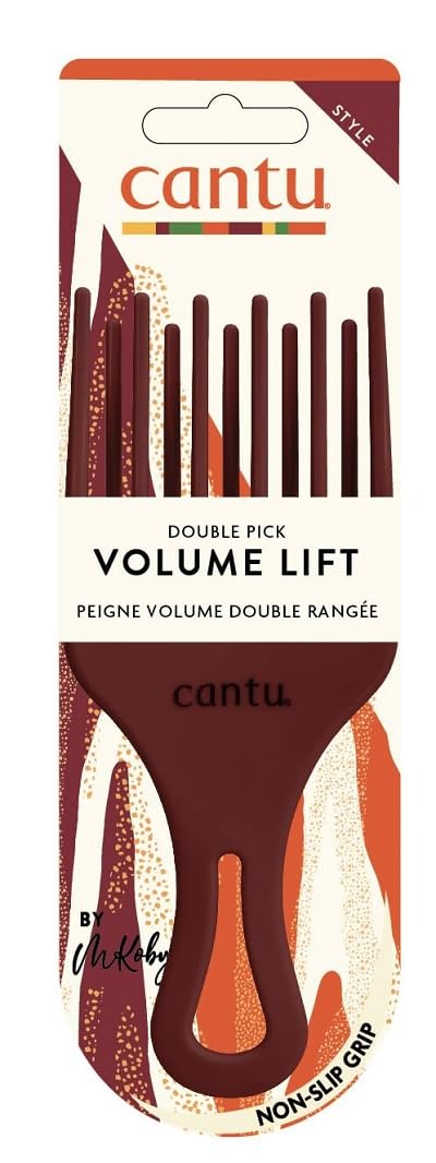 Cantu Hair Accessories Sturdy Double Lift Pick for Thick Curly Hair Volume