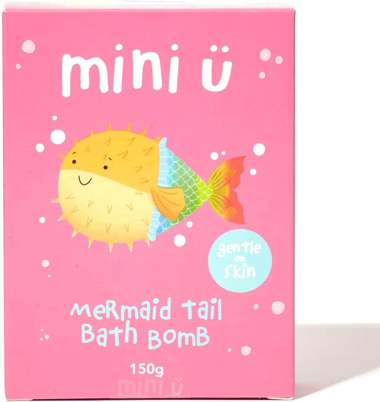 Mini U Mermaid Tail Fizzing Bath Bomb for Kids - Vegan, Cruelty-Free Fun