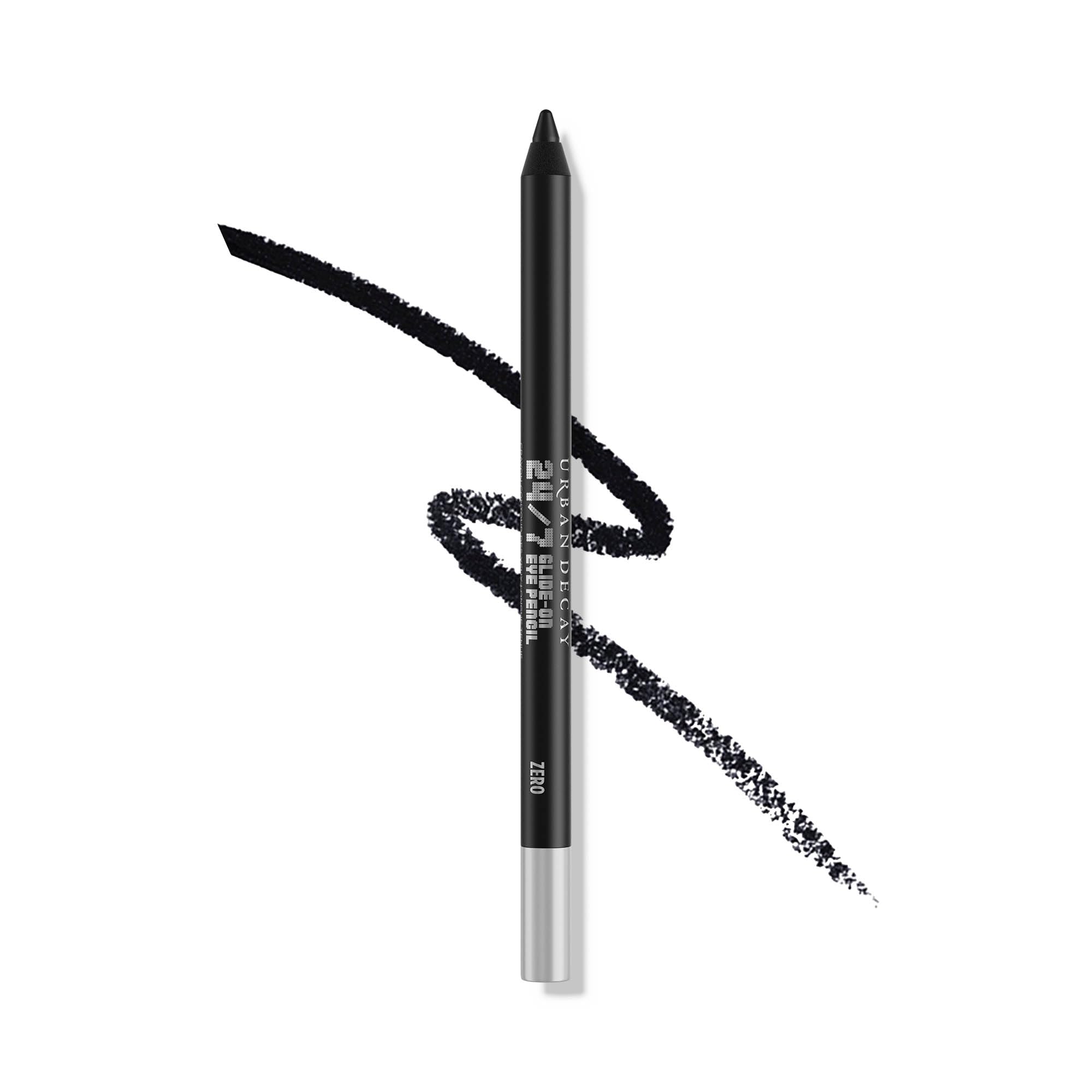 Urban Decay 24/7 Glide-On Eye Pencil, preisgekrönter, wasserfester und wischfester Eyeliner, intensive, langanhaltende Farbe, ultra-cremige und leicht verblendbare Formel, Zero Zealous Black, 1,2 g
