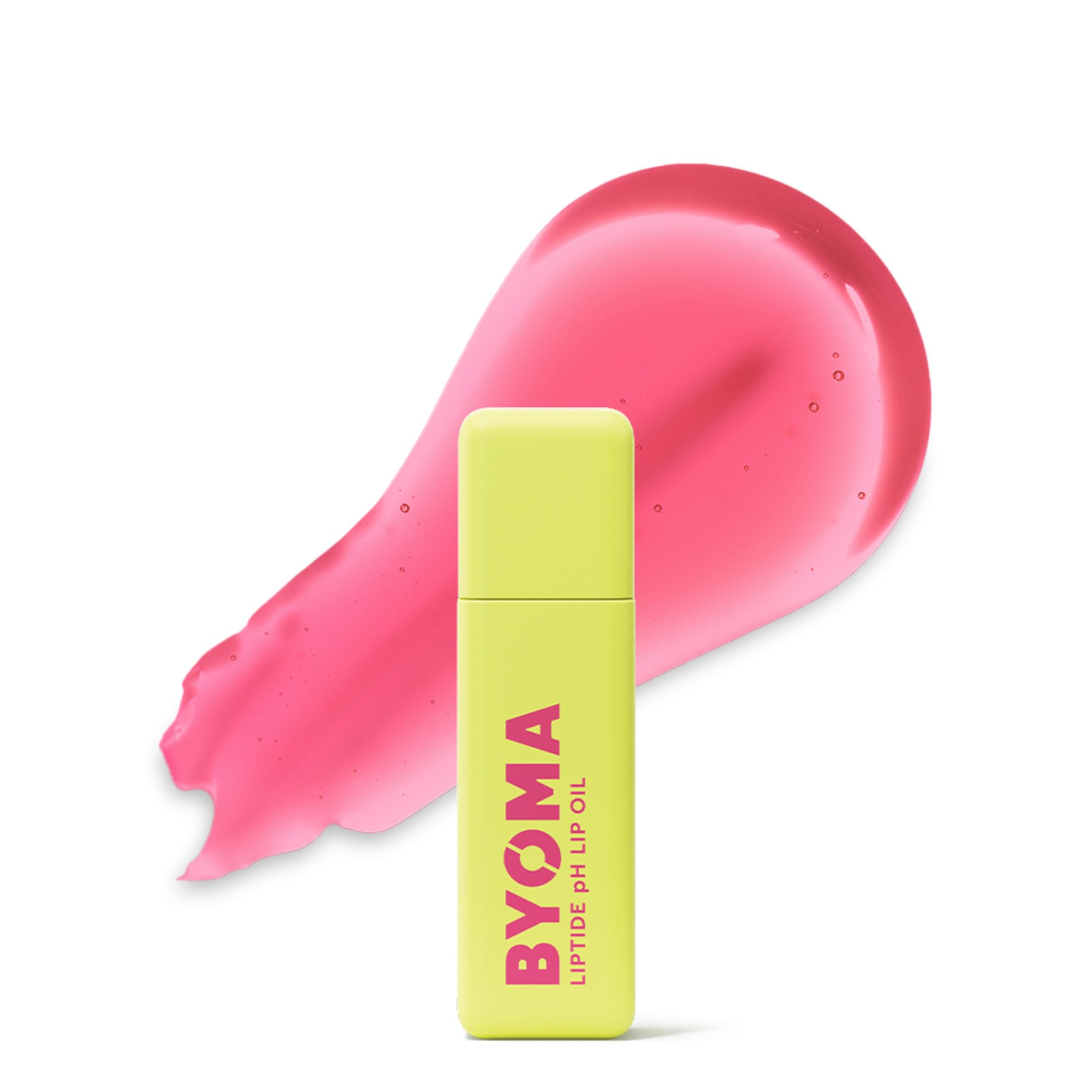 BYOMA Liptide pH Lippenöl (5 ml) Glänzender, nicht klebender Lipgloss mit pH-anpassender Tönung – Mildert feine Linien – Macht die Lippen weich, polstert sie auf und spendet Feuchtigkeit