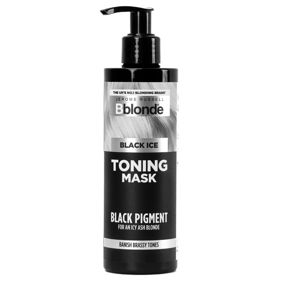 Jerome Russell Bblonde Black Ice Toning Conditioning Mask for Cool Icy Silver Blonde