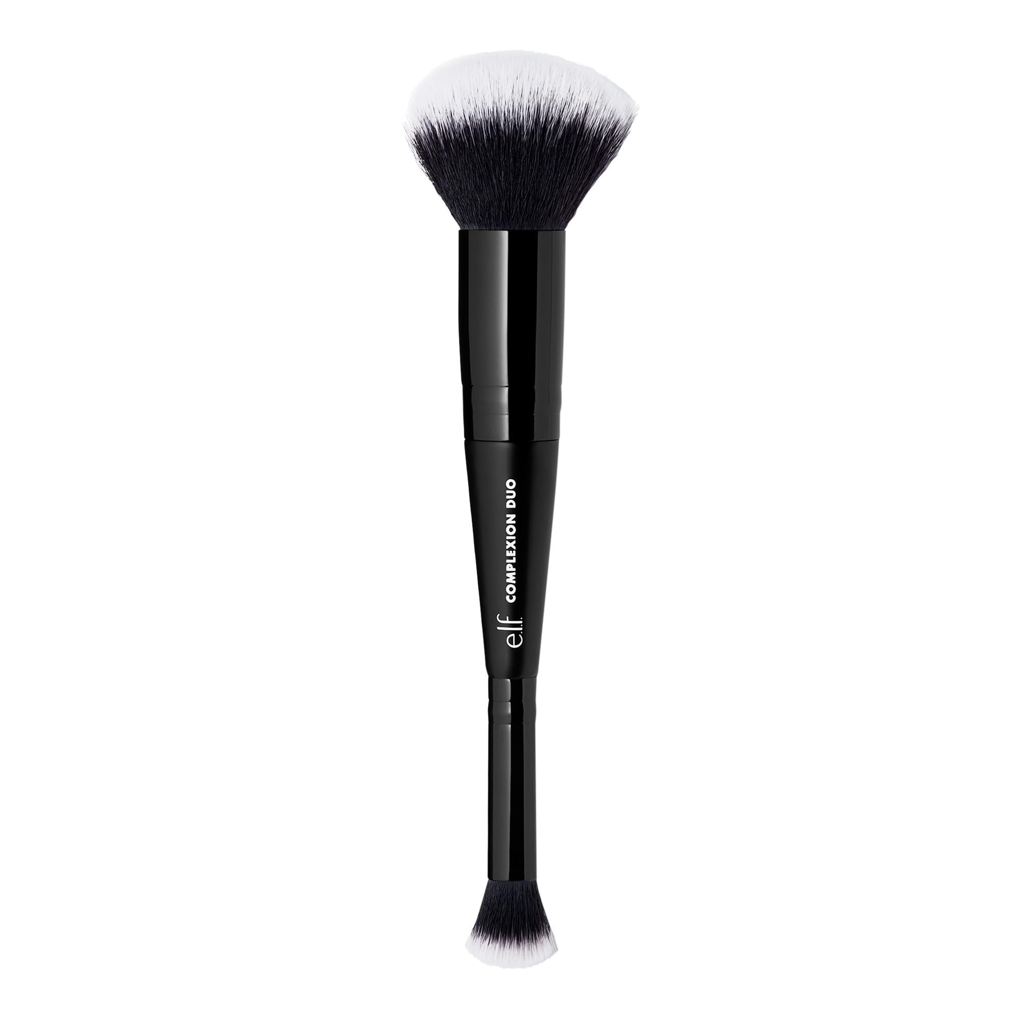 e.l.f. 2-in-1 Concealer & Foundation Complexion Duo Brush for Flawless Finish 1
