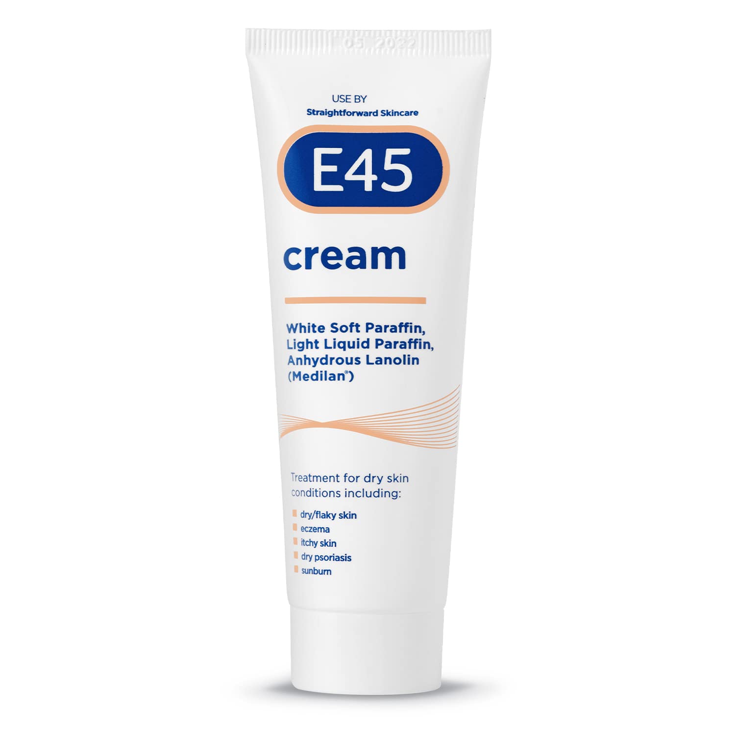 E45 Moisturiser Cream for Dry and Sensitive Skin, 50g