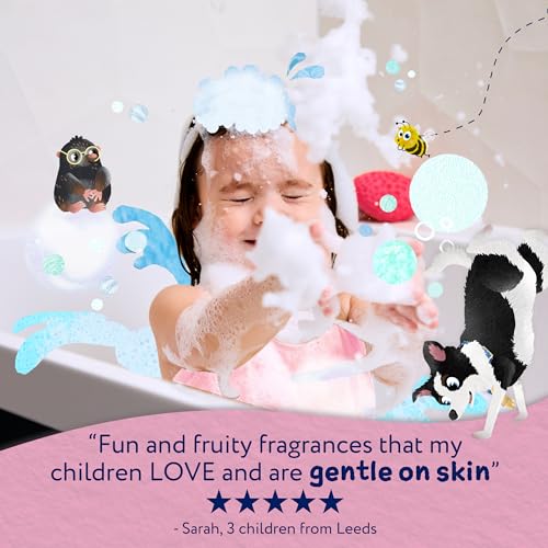 Childs Farm Kids Cherry Bubble Bath | Sulfate-Free & Kind to Sensitive Skin 3