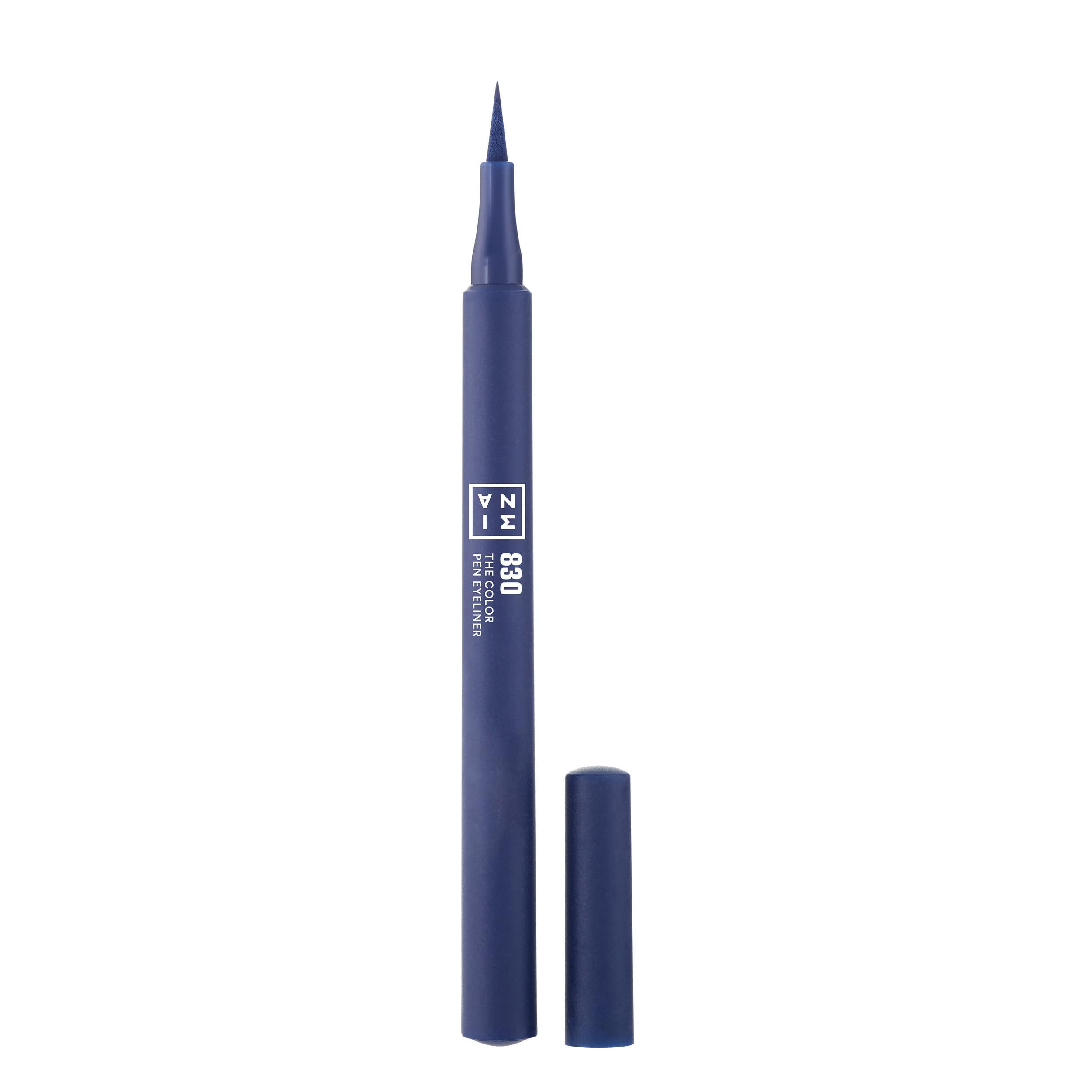 3INA The Color Pen Eyeliner 830 Navy Blue Liquid Eyeliner - 10h Wear