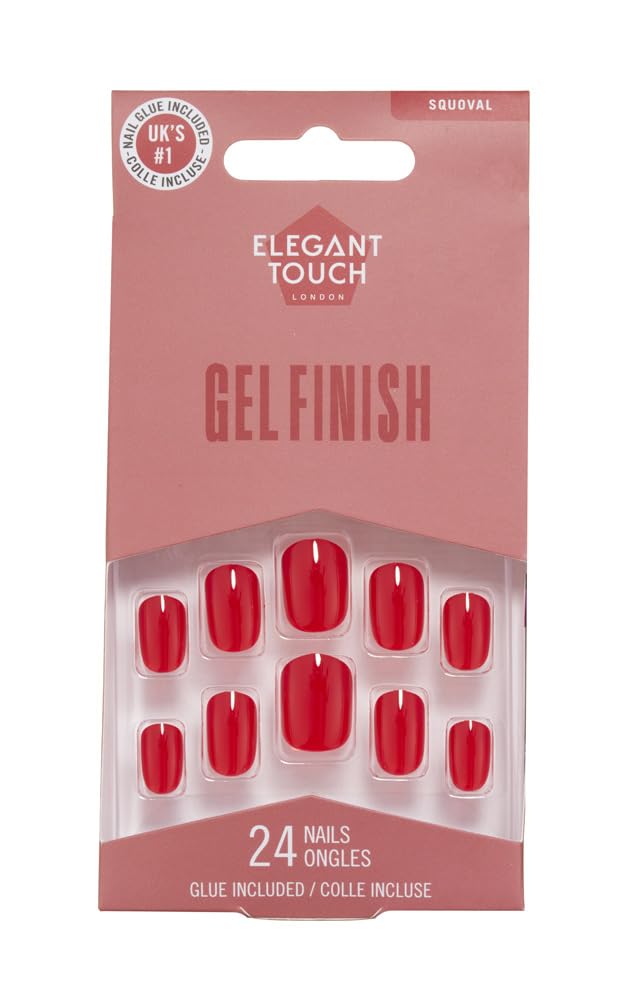 Elegant Touch Core Colour Pillarbox Red Manicure Kit for Gel Finish Nails