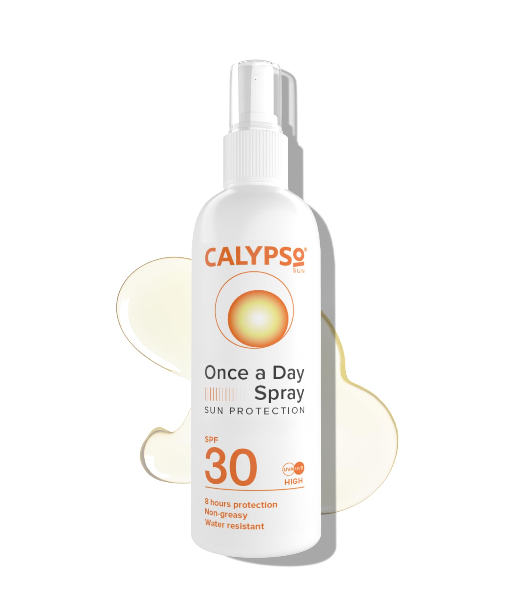 Calypso Sonnenschutzspray LSF 30 (einmal täglich) | 8 Stunden Sonnenschutz | Nein
