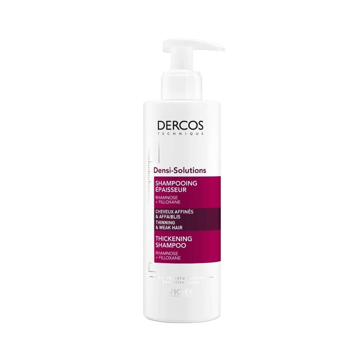 VICHY Dercos Thickening Shampoo for Refined and Weakened Hair, 250 ml