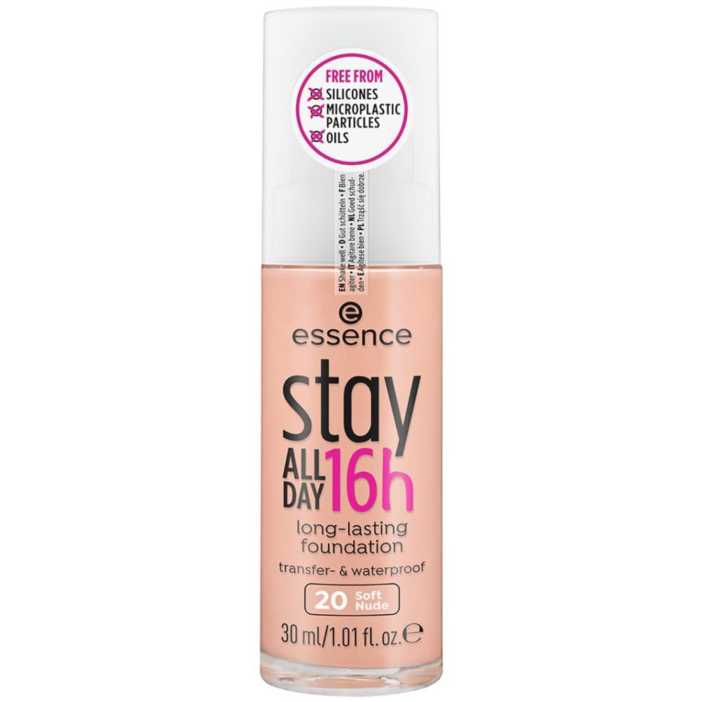 essence stay ALL DAY 16h Long-Lasting Foundation - 20 Soft Nude