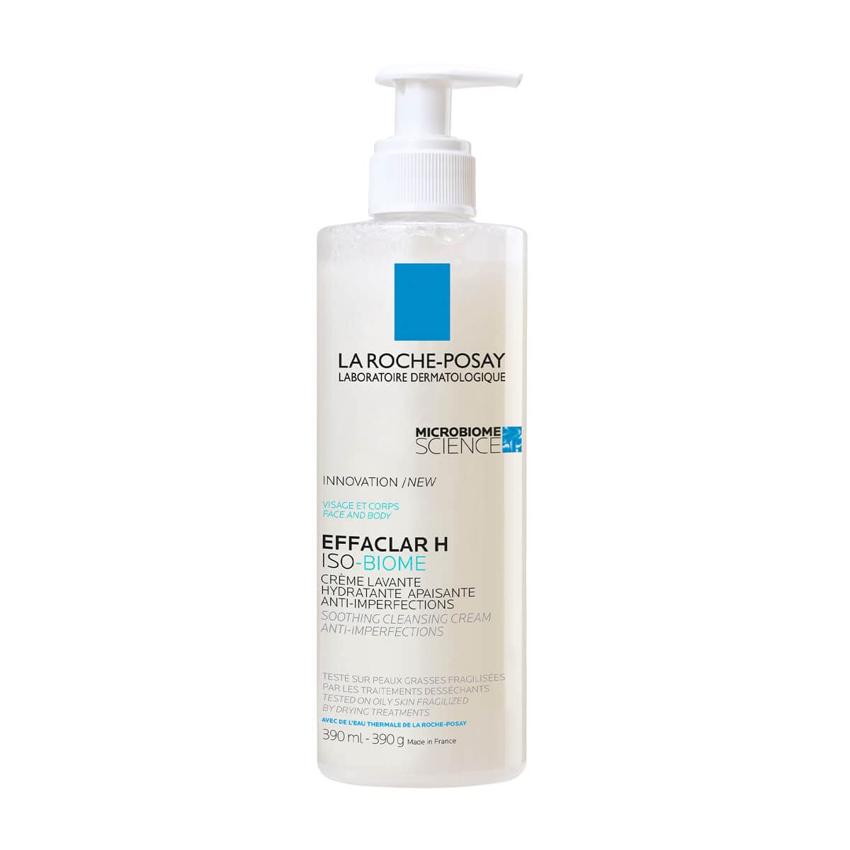 La Roche-Posay Effaclar H Creamy Cleanser for Oily Blemish-Prone Skin 390ml