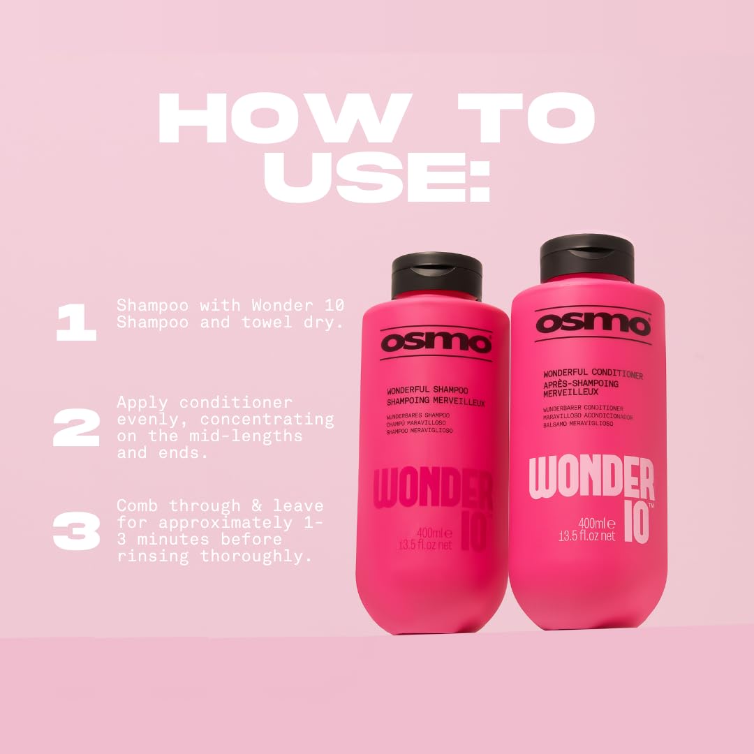 OSMO Wonder 10 Bond Builder Conditioner for Dry, Damaged & Coloured Hair 4