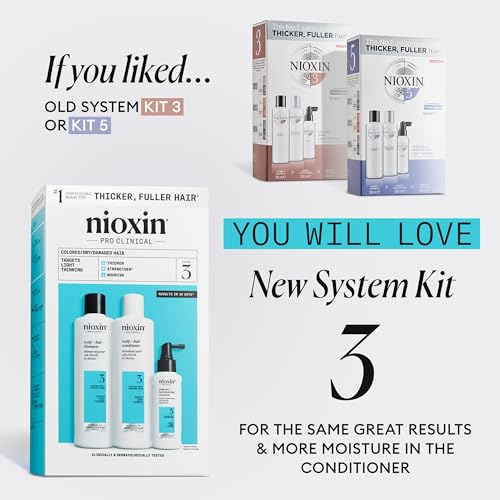 NIOXIN Scalp + Hair Thickening System 3 Kit for Coloured or Dry Damaged Hair 11