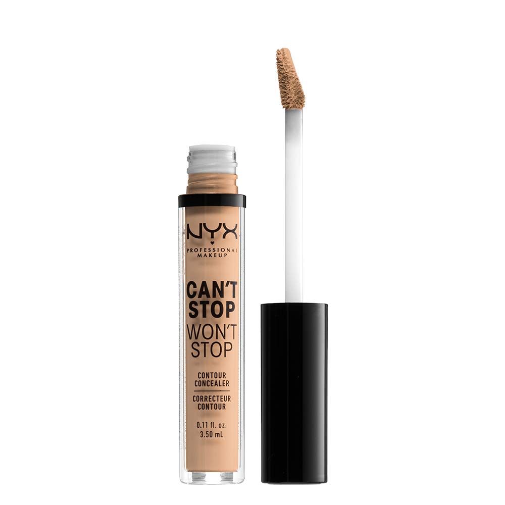 NYX Professional Makeup Can't Stop Won't Stop Full Coverage Concealer - Natural, 3.50ml