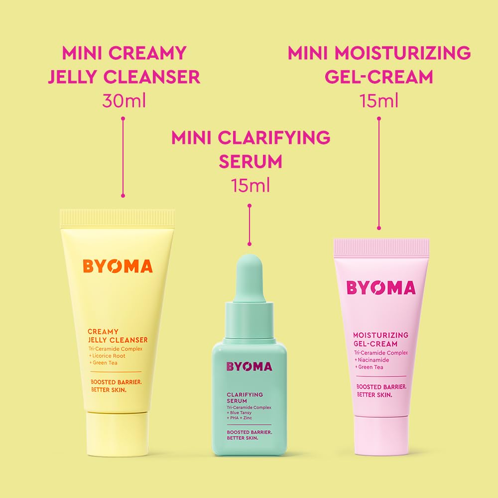 BYOMA So Clear Set - Barrier Repair Skincare Trio for Acne Prone Skin