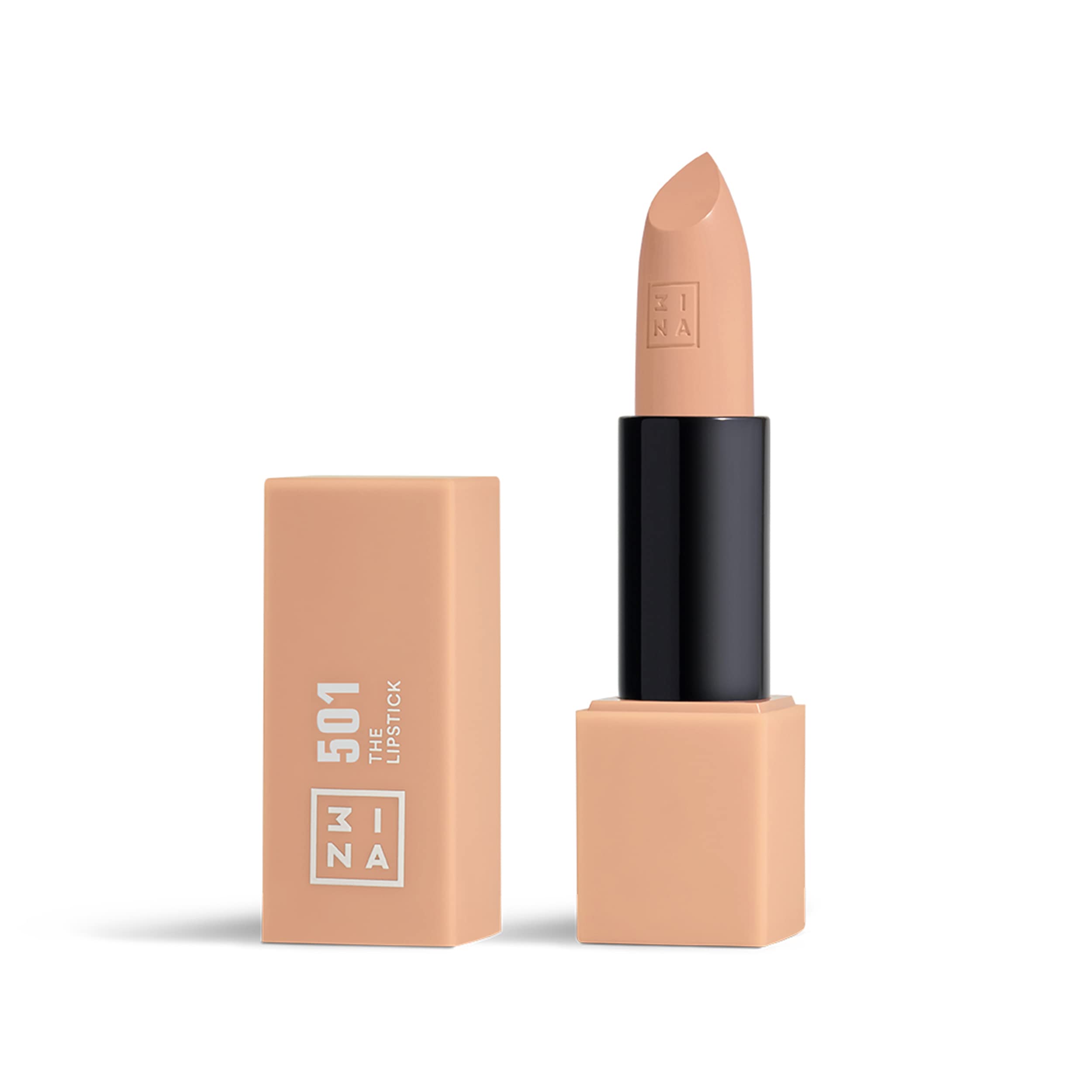 3INA MAKEUP Vegan The Lipstick 501 - Creamy Semi-Matte with Shea Butter
