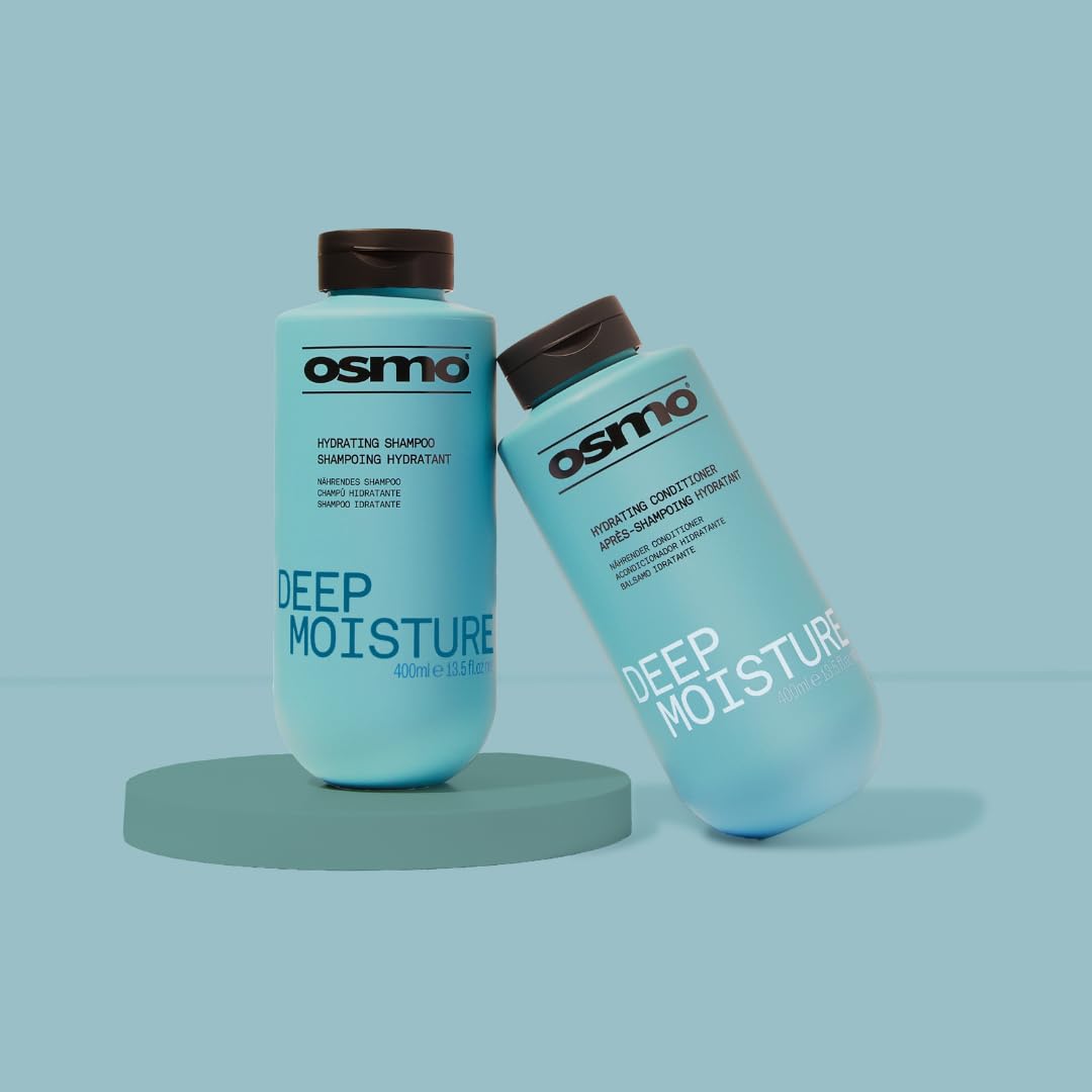 OSMO Deep Moisture Conditioner with Keratin Complex & Pataua Oil for Dry, Damaged Hair, 400ml 9