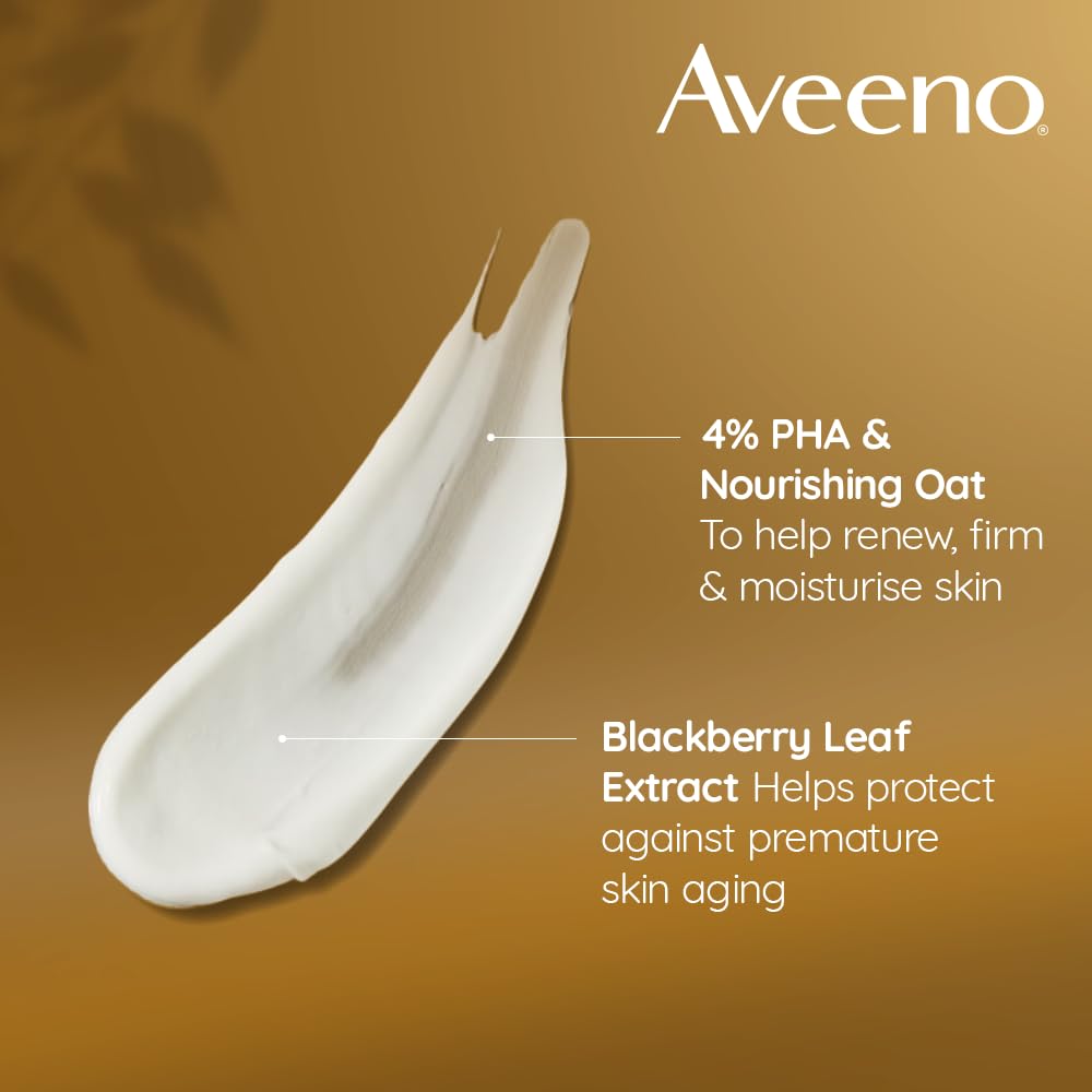 Aveeno Skin Renewal Straffende Lotion (1 x 300 ml), Straffende Körperlotion ohne 3