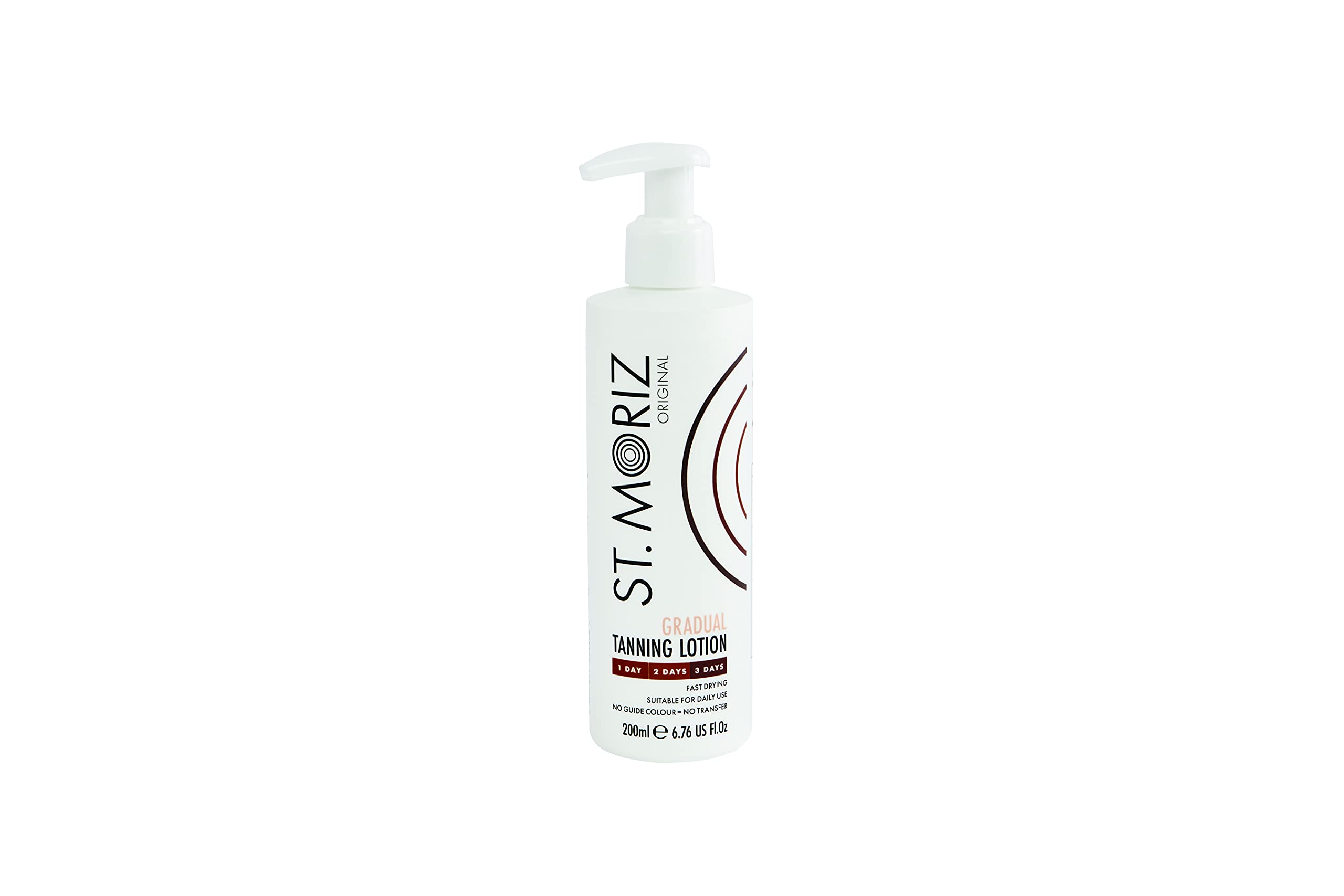 St. Moriz Professional Gradual Tanning Lotion with Pump, 200ml - Aloe Vera & Vitamin E
