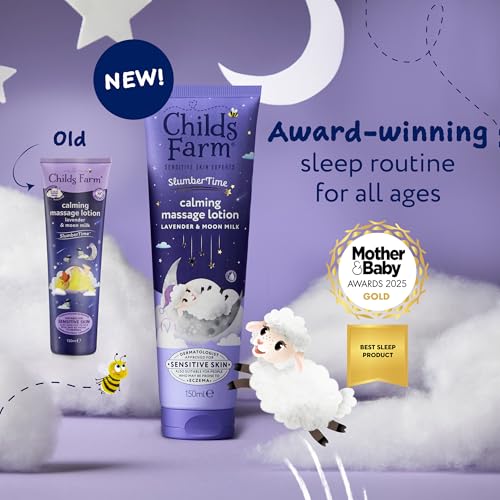 Childs Farm SlumberTime Sleep Calming Massage Lotion with Lavender & Moon Milk