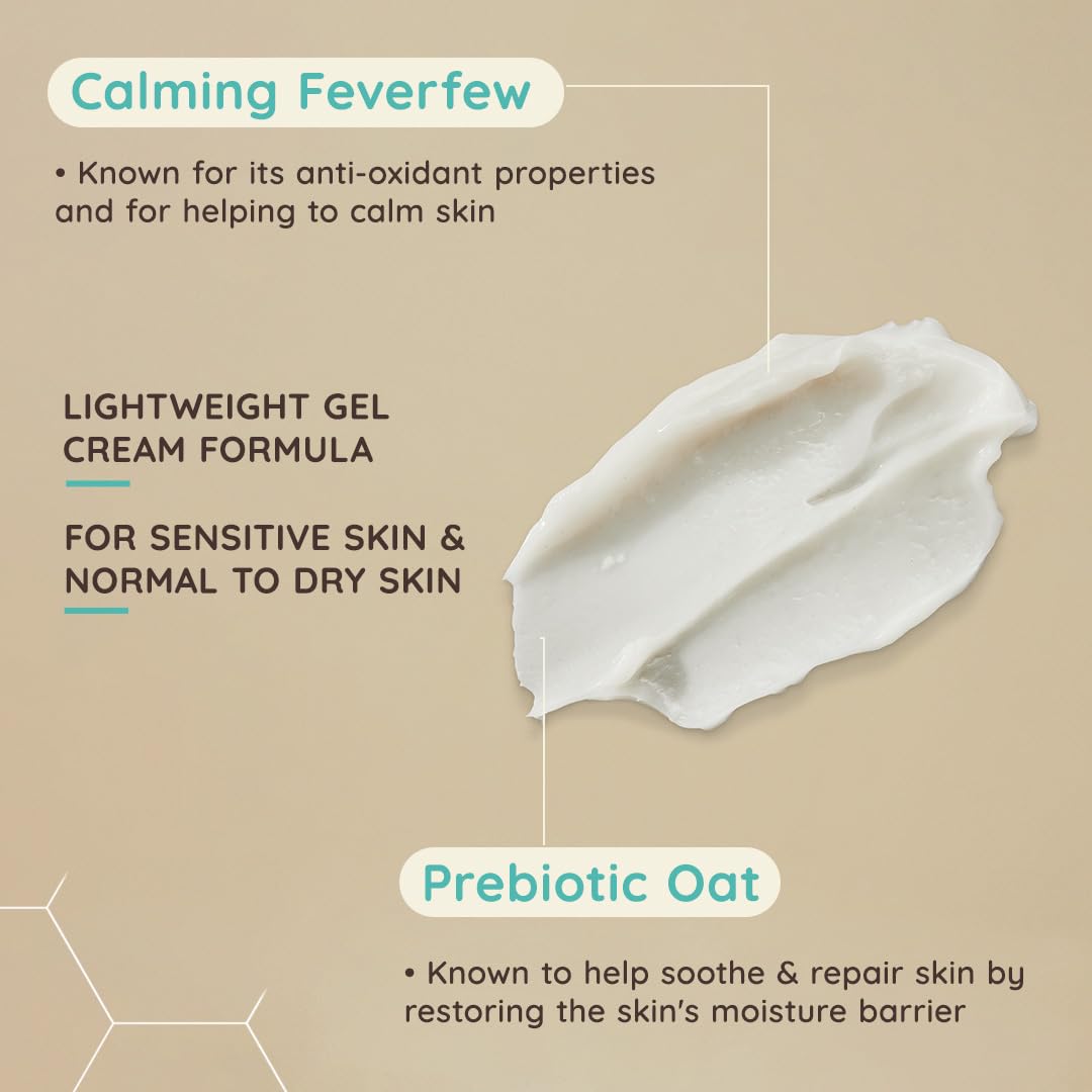 Aveeno Calm+Restore Oat Gel Moisturiser for Sensitive Skin (50ml) 5