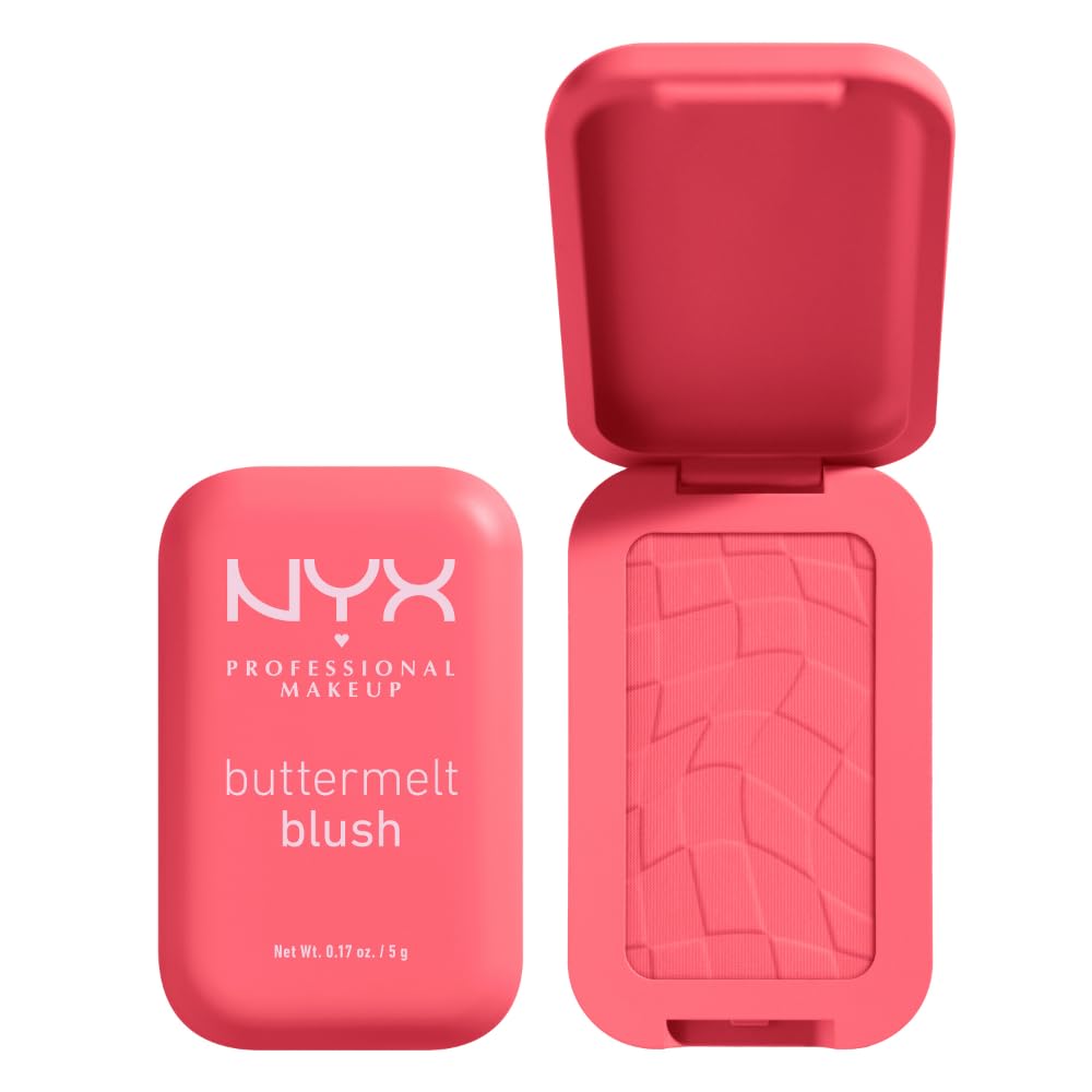 NYX Professional Makeup Buttermelt Powder Blush - U Know Butta Shade | 12H Wear