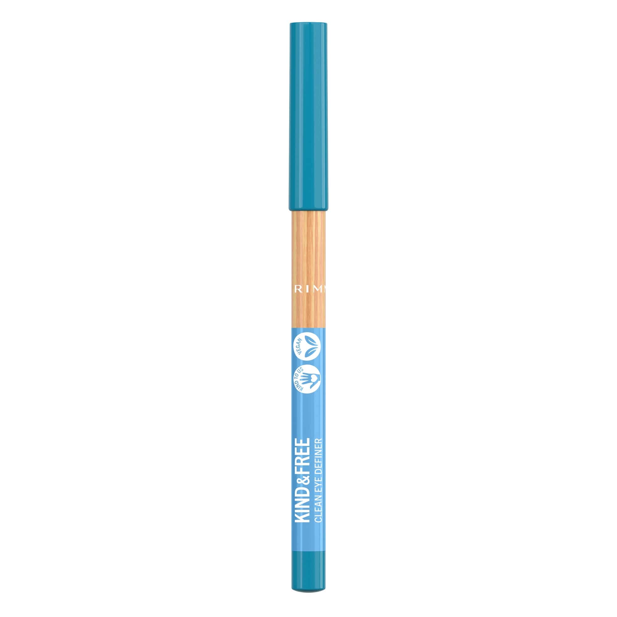 Rimmel Kind and Free Eyeliner Pencil, 006 Anime Blue, Vegan & Clean Formula