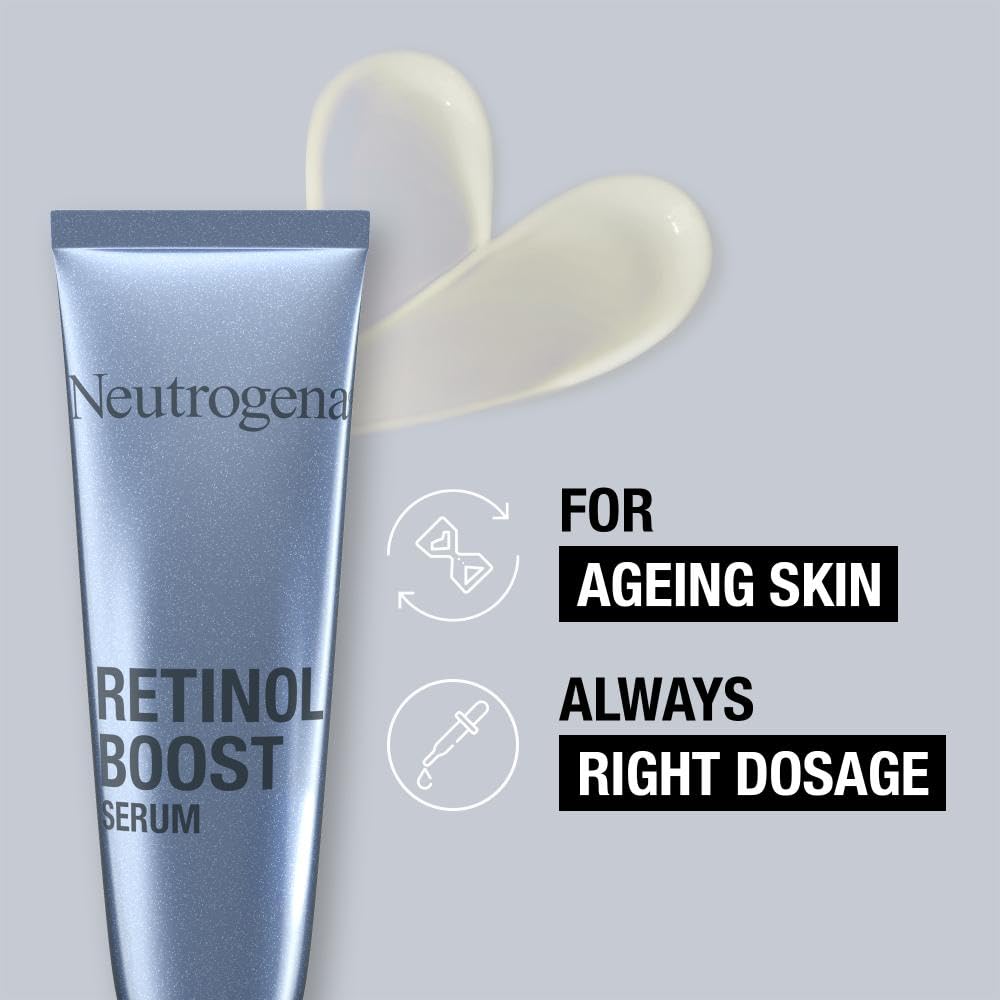 Neutrogena Retinol Boost Facial Serum 30ml - Reduces Fine Lines & Dark Spots 7
