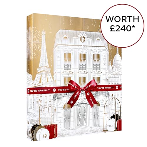 L'Oréal Paris 24-Day Advent Calendar Gift Set: Iconic Makeup, Skincare & Haircare 3